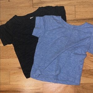 American Apparel Black and Blue Short Sleeve Shirts